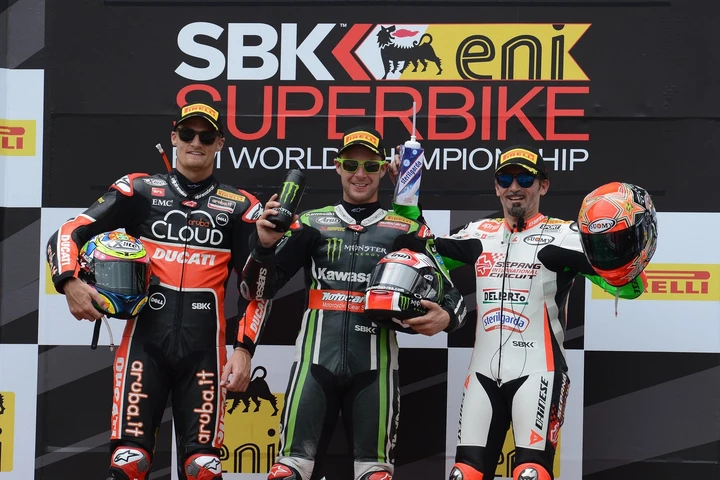SBK Sepang 2015: Davies rinvia la festa di Rea, Biaggi sul podio in Gara-1 [Foto]