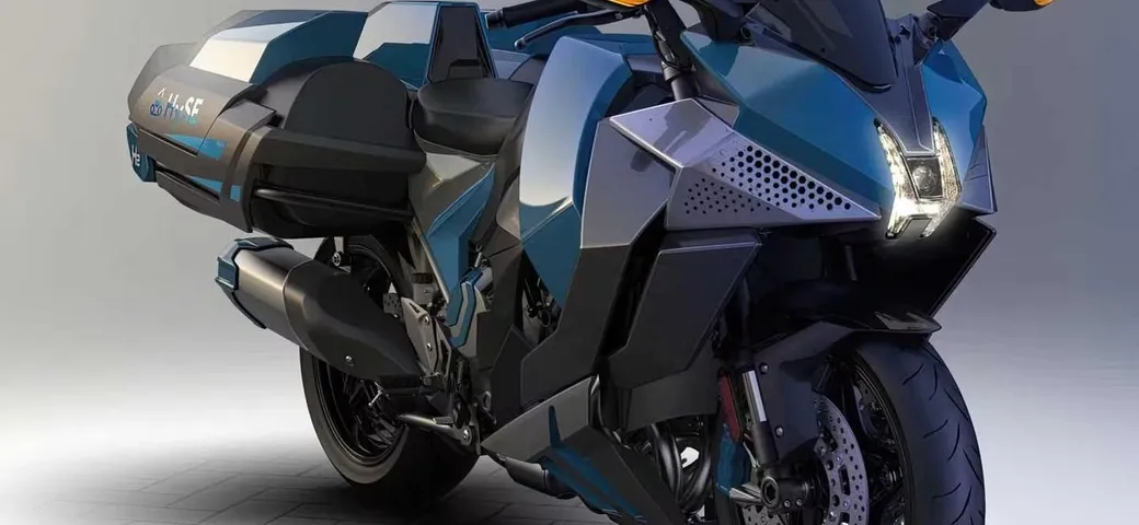 Kawasaki svela il primo prototipo di moto a idrogeno [FOTO]