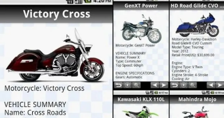 Rubrica App per motociclisti: Motorcycle Encyclopedia, per avere sempre sottomano tutti i modelli