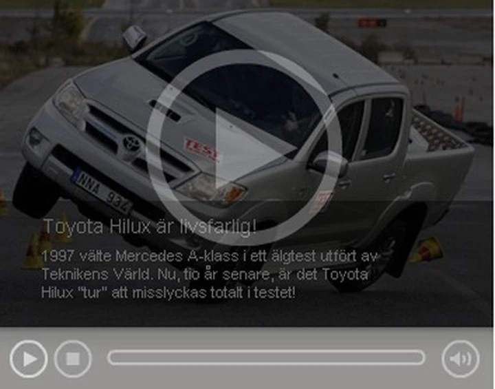 Toyota Hilux: attenzione al test dell'alce