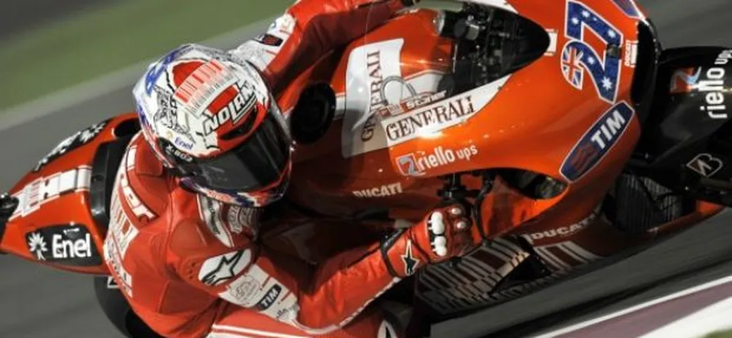 MotoGP: Stoner commenta la caduta, 