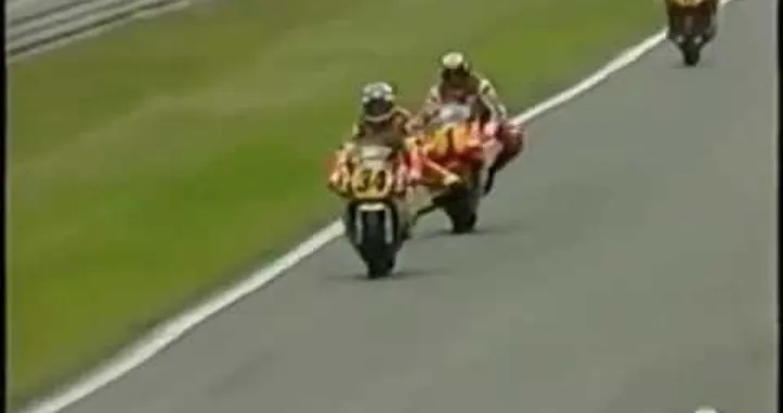Sorpasso da antologia di Shwantz su Rainey af Hockenheim 1991