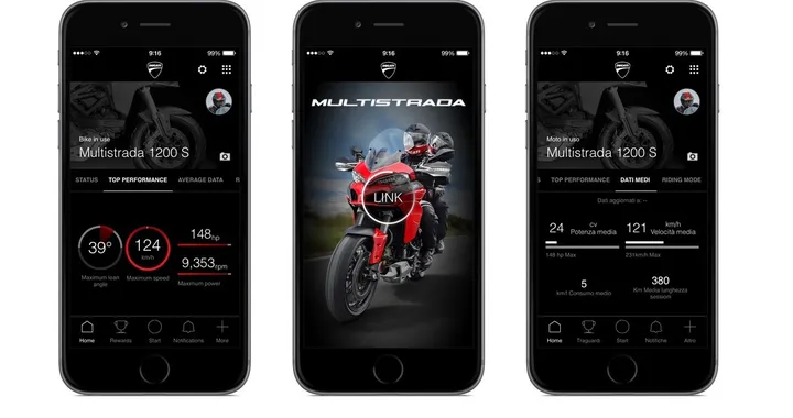 Multistrada Link, nuova app per Ducati Multistrada 1200 S