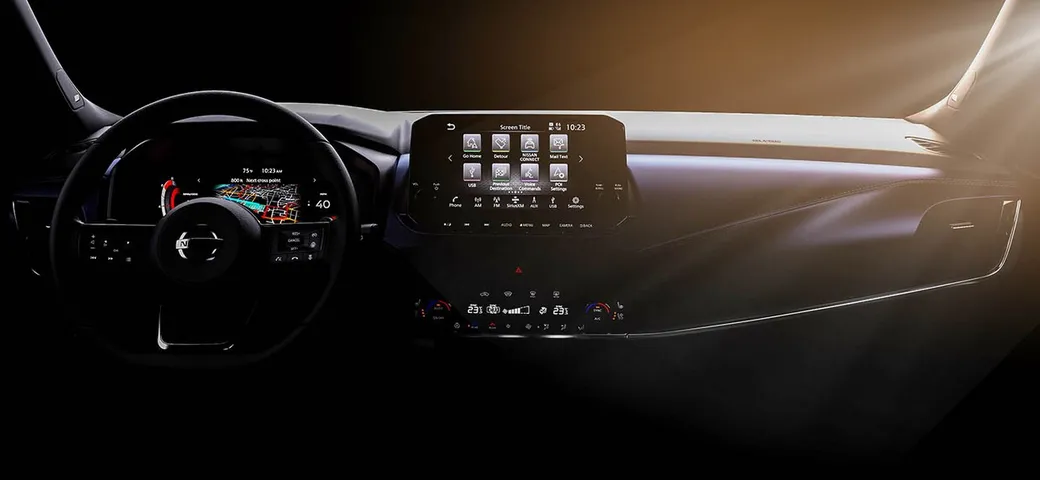 Nissan Qashqai 2021: prime immagini degli interni