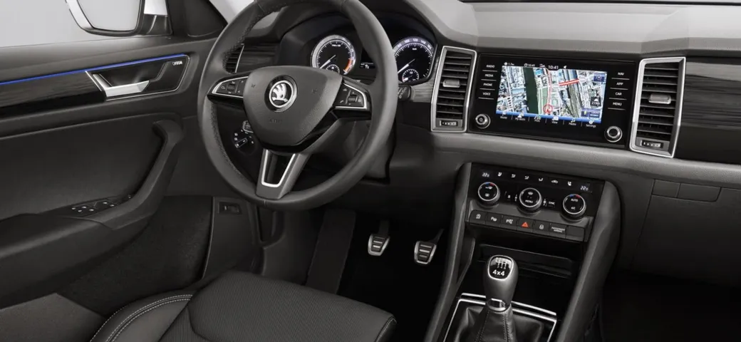 Gli interni della nuova Skoda Kodiaq