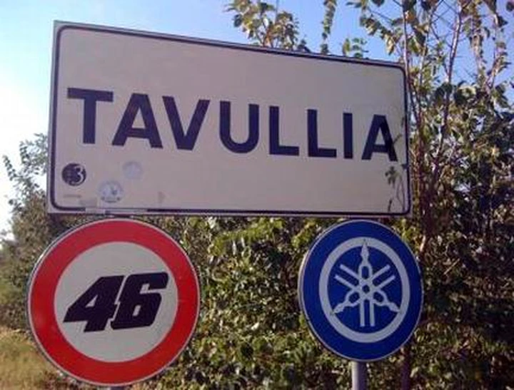 Foto del giorno: Tavullia là dove vige la legge (ed il limite) del 46