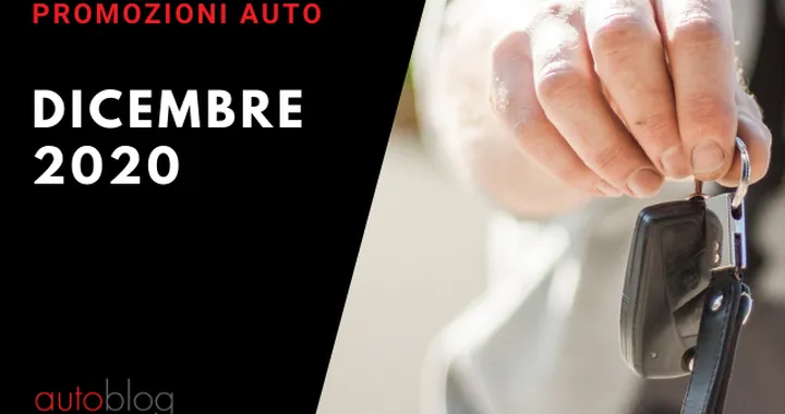 Offerte auto: le promozioni di dicembre 2020