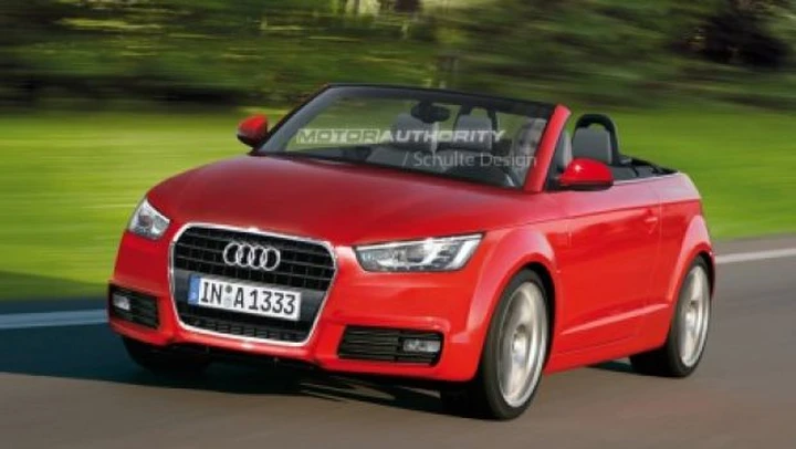 Audi A1 cabrio: un nuovo render
