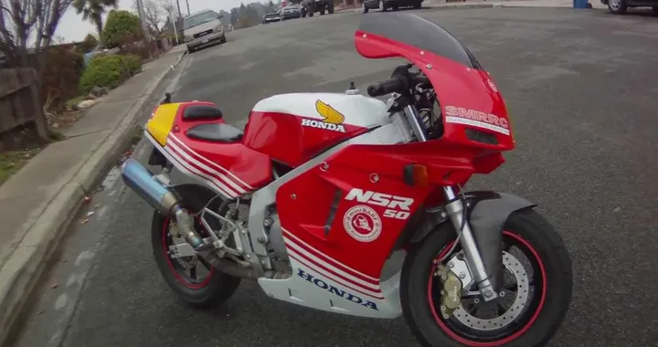 Honda NSR50 CRF150R custom engine swap