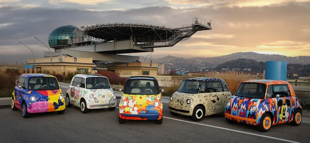 Fiat Topolino: cinque versioni uniche per festeggiare i 100 anni della Disney