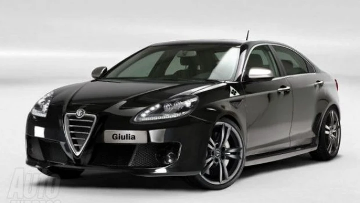 Alfa Romeo Giulia: ricostruzione grafica della Quadrifoglio Verde