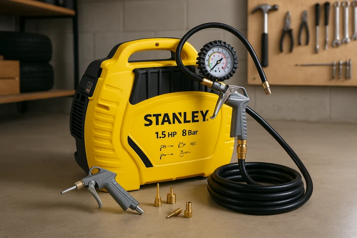 Stanley in offerta: il compressore portatile per il tuo garage a un prezzo da non perdere