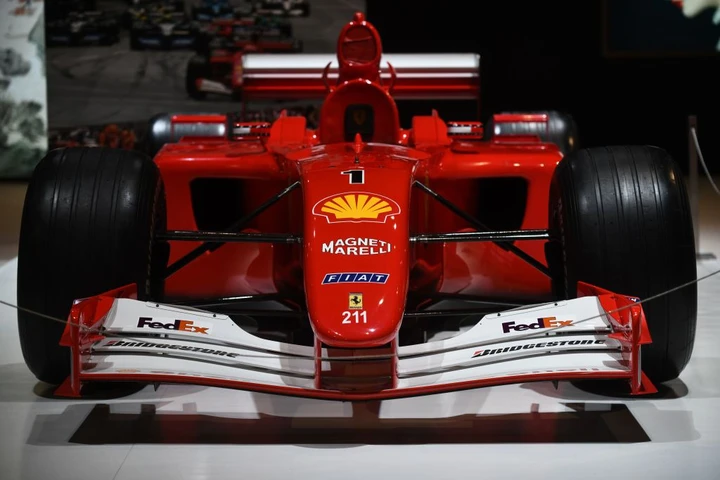 All'asta la Ferrari F2001 di Michael Schumacher