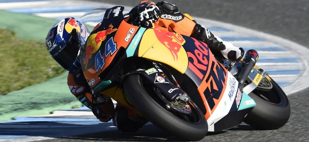 Moto2: Test Jerez, Miguel Oliveira nel day 1, Pasini 3°