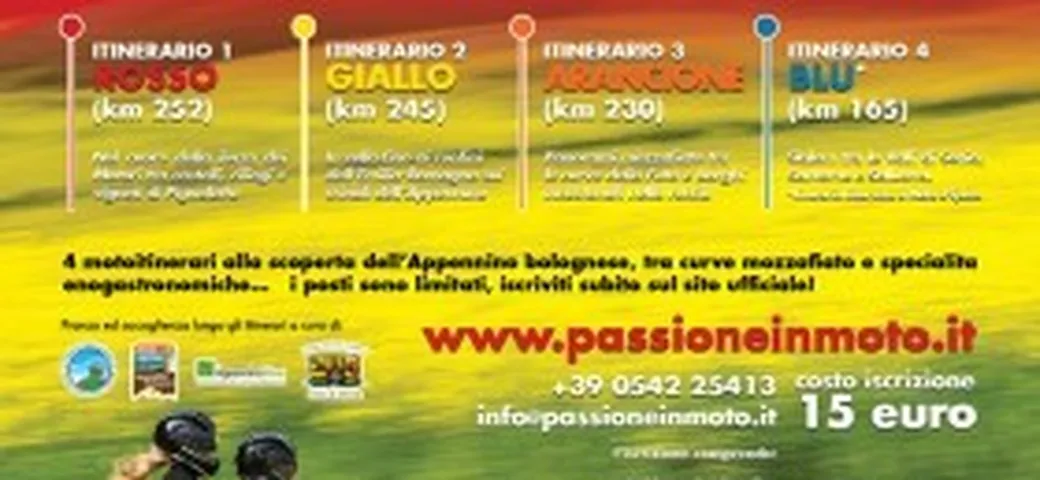 Passione in Moto: week end sull'Appennino Bolognese