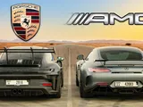 Porsche 911 GT3 RS e Mercedes-AMG GTR: supercar drag race
