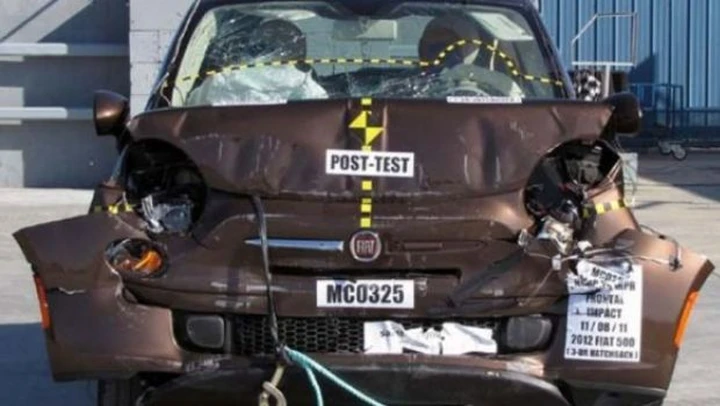 Fiat 500: solo tre stelle nel crash test NHTSA