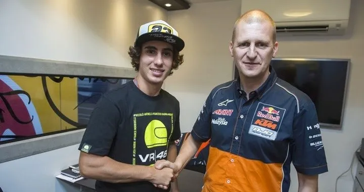 Moto3: Antonelli con il team Ajo nel 2017