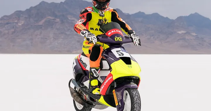 Uno scooter Benelli alla conquista di Bonneville