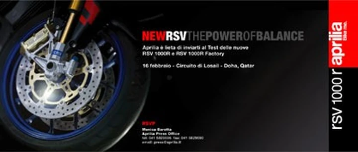 Motoblog in Qatar a provare la nuova Aprilia RSV1000 R e Factory!
