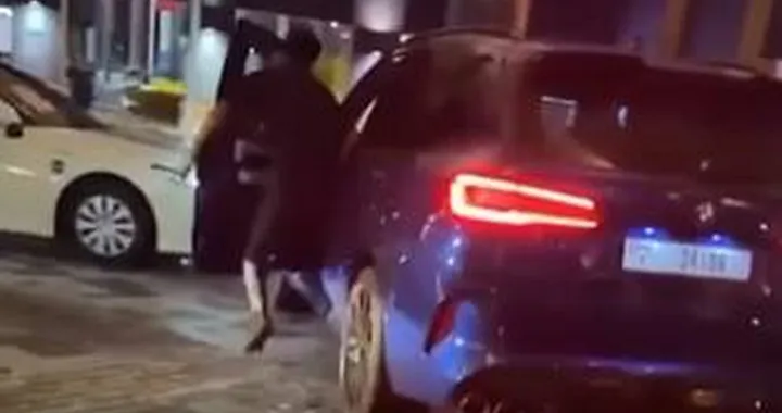BMW: epic fail con un SUV dell'elica blu | Video