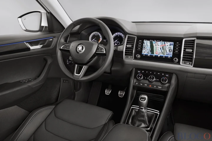 Gli interni della nuova Skoda Kodiaq