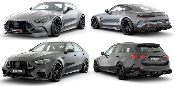 Brabus potenzia le Mercedes-AMG: 750 CV e design esclusivo