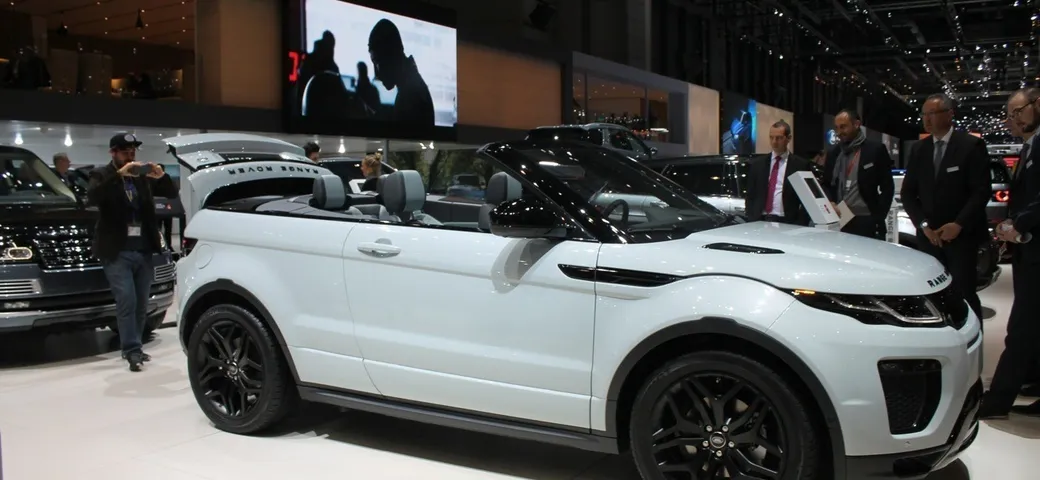 Range Rover Evoque Cabrio al Salone di Ginevra 2016 Live