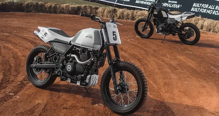 Royal Enfield: l'Himalayan è anche "Flat Tracker"