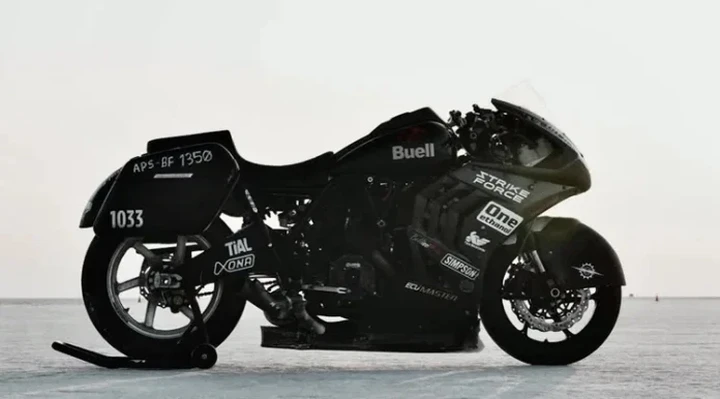 Buell Leviathan, 400 CV non bastano: a Bonneville si ferma a 287 km/h