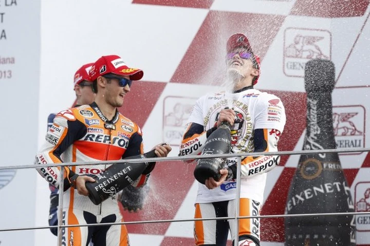 Marc Marquez al settimo cielo: 