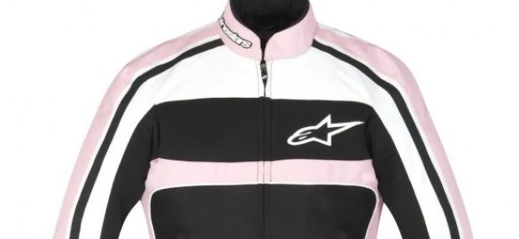 Giacca Alpinestars Stella T-Dyno in Rosa/Nero e guanto Scheme Kevlar