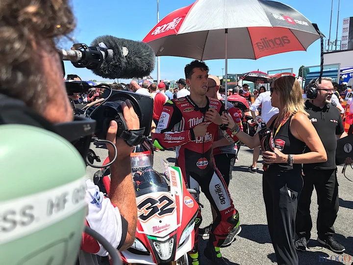SBK, Misano 2018: intervista a Lorenzo Savadori