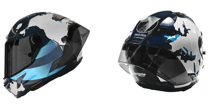 Nolan celebra 30 anni con Carlos Checa: l'esclusivo X-804 RS Ultra Carbon