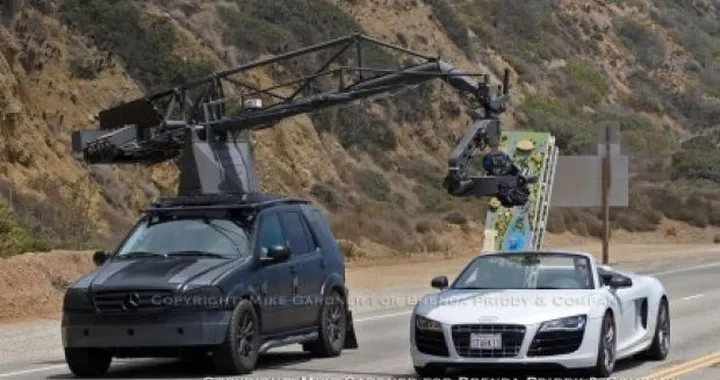 Audi R8 Spider: in veste definitiva sul set di Iron Man II