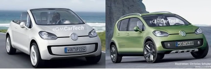Volkswagen Up! - rendering delle versioni SUV e Cabrio