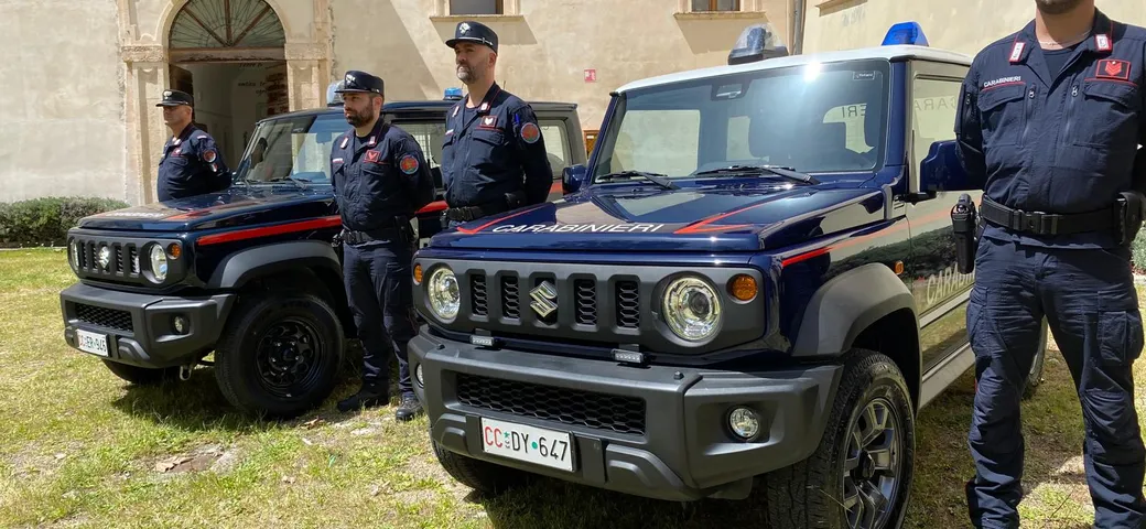 Suzuki Jimny: fornitura per i Carabinieri in servizio nei Parchi Nazionali
