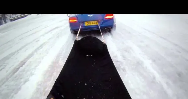 Video: Sciare con una Bentley Continental GT