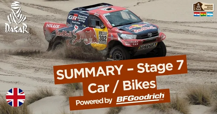 Stage 7 Summary - Car/Bike - (La Paz / Uyuni) - Dakar 2017