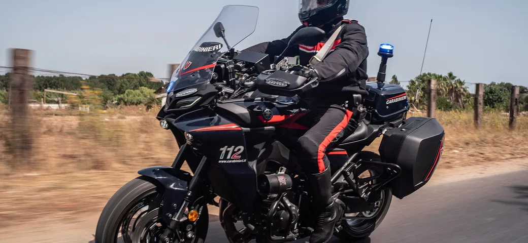 Yamaha, flotta di Tracer 9 ai Carabinieri