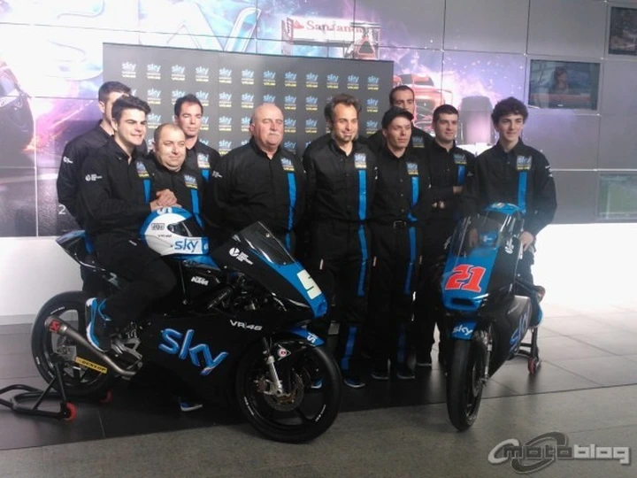 SKY: Presentazione Team Sky VR46 Moto3 e programma MotoGP 2014 [FOTO]