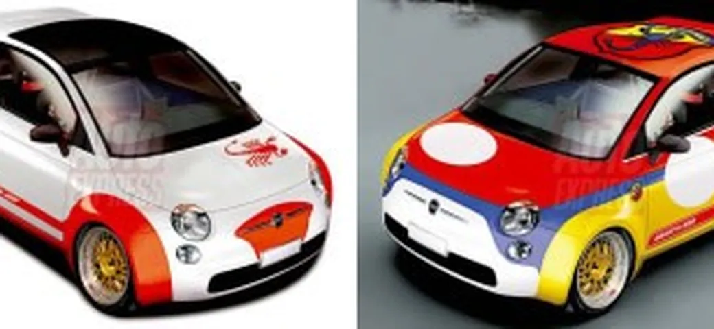Photoshop scatenato: Fiat 500 Abarth