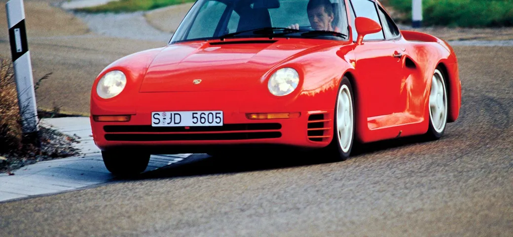 Porsche 959: un'auto storica molto tecnologica