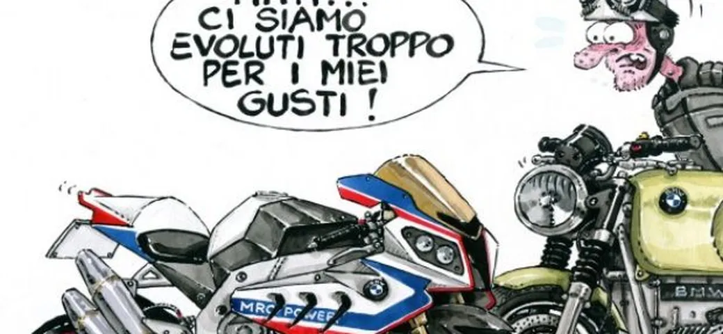 Motociclisti di vecchio stampo