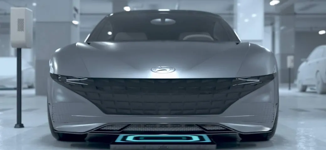 L'auto elettrica Hyundai con la ricarica a guida autonoma