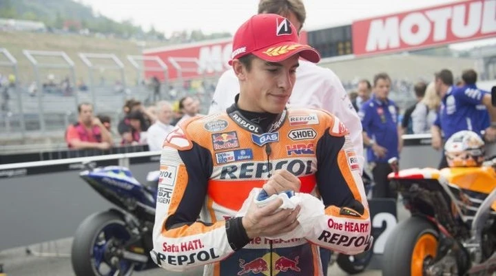 Marquez in 1a fila a Motegi: 