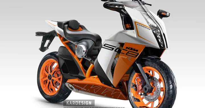 Lo scooter KTM secondo Kardesign: ecco SC8 390R
