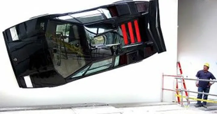 Lamborghini Countach da parete...