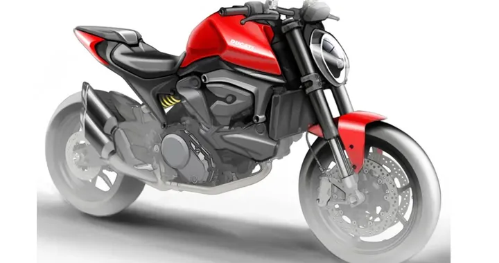 Ducati Monster 821, la prima senza telaio a traliccio: ecco il teaser (non ufficiale)