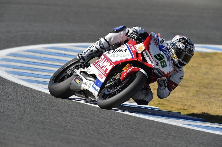 SBK Jerez, Canepa in 1a fila: 